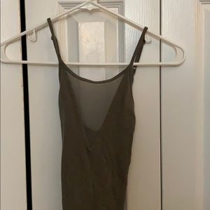 Olive Green Body Suit